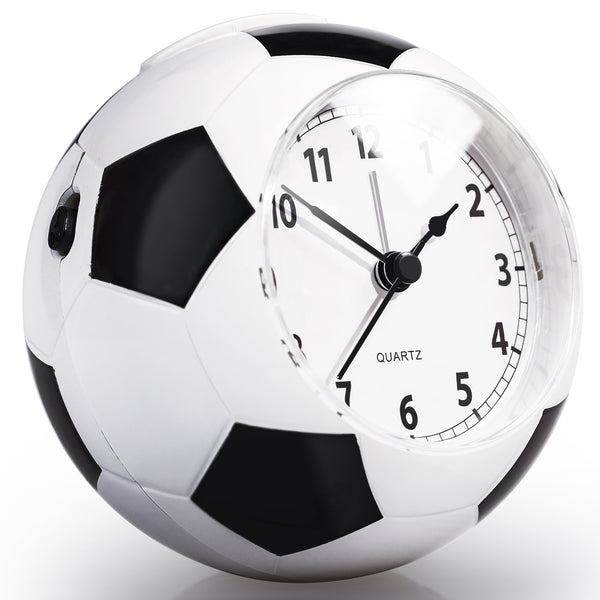 AYRELY® 4.5 Inch Soccer-Shaped Analog Musical Alarm Clock