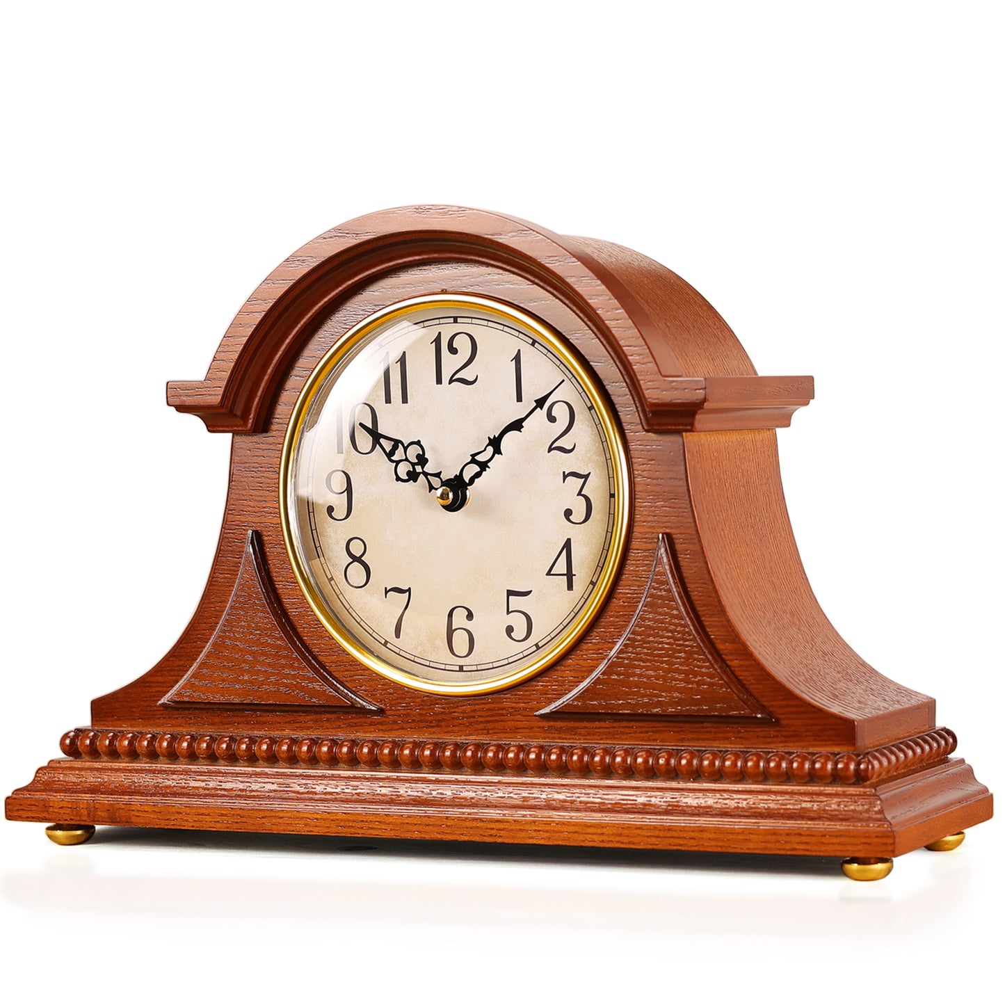 AYRELY® Grandfather Mantel Clock with Chime & Elegant Wooden Frame