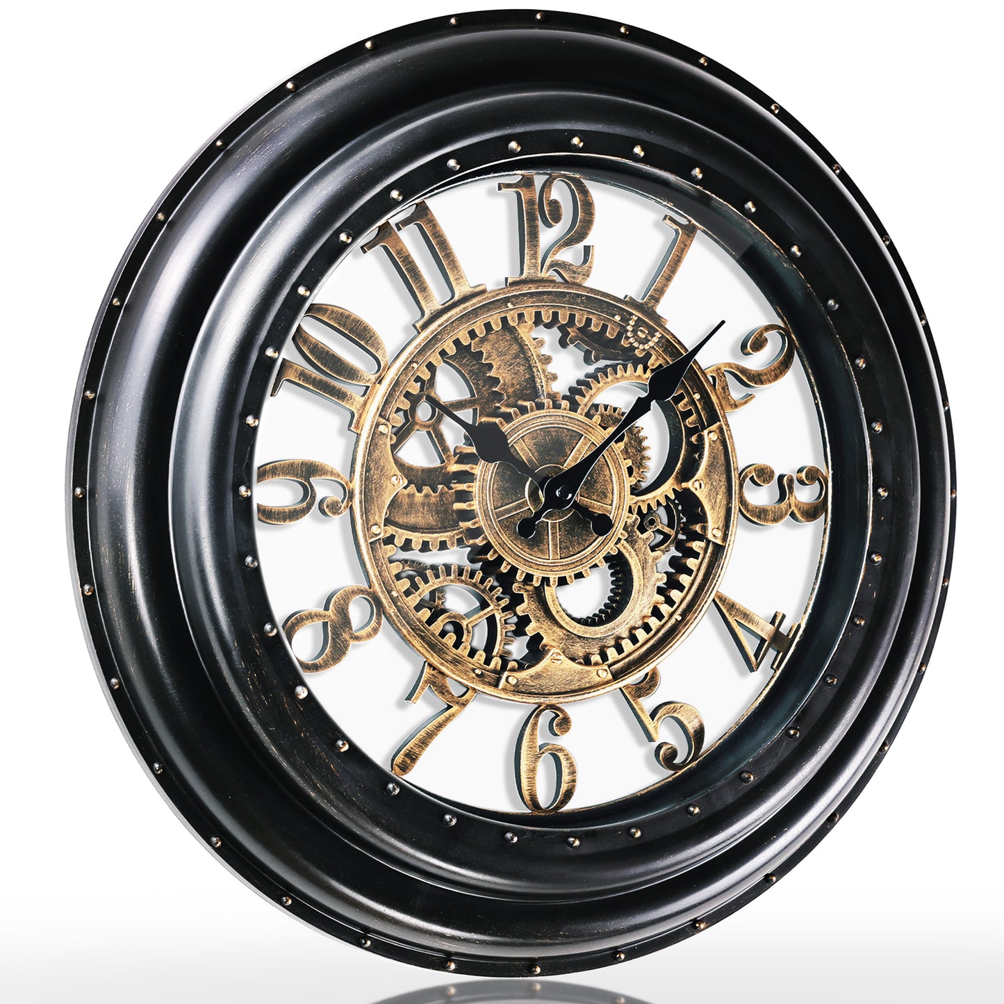 AYRELY® 18 Inch Large 3D Steampunk Decorative Wall Clock