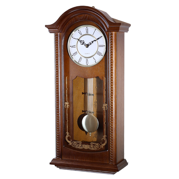 AYRELY® 26 Inch Grandfather Vintage Wall Clock with Pendulum & Chime