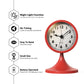 AYRELY® Cute Alarm Small Retro Table Clock（Red）