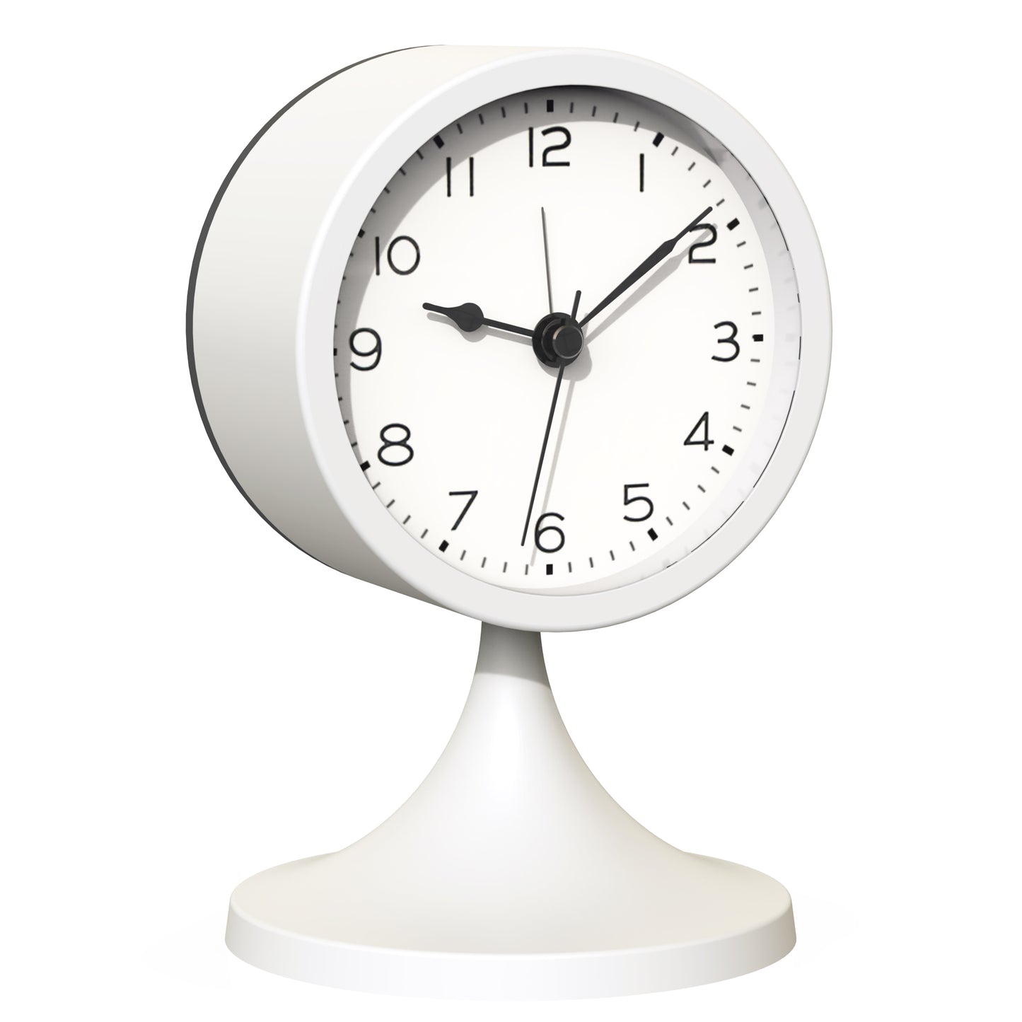 AYRELY® Cute Alarm Small Retro Table Clock（Red）