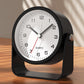 AYRELY® 3.5 Inch Small Analog Alarm Clocks (Black)